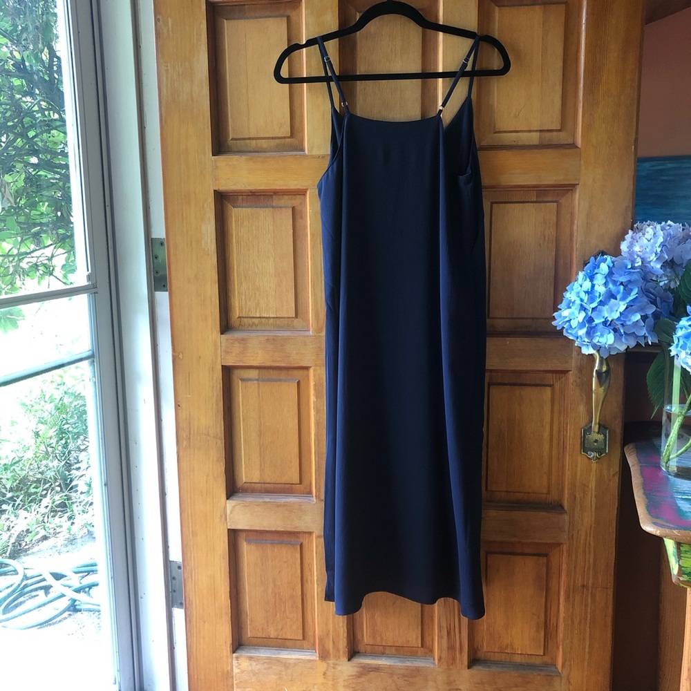 Bishop & Young Blue MIDI Dress Sz sm - Picture 4 of 6